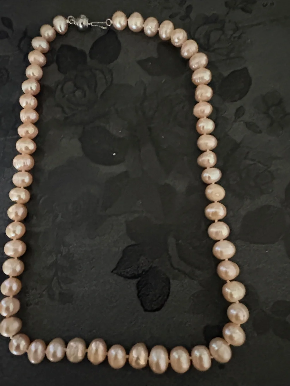 VINTAGE FRESHWATER TINTED PINK PEARL 19